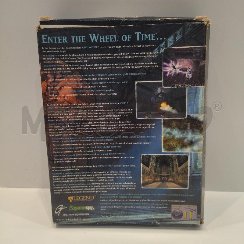 PC CD ROM THE WHEEL OF TIME  | Mercatino dell'Usato Roma re di roma 3