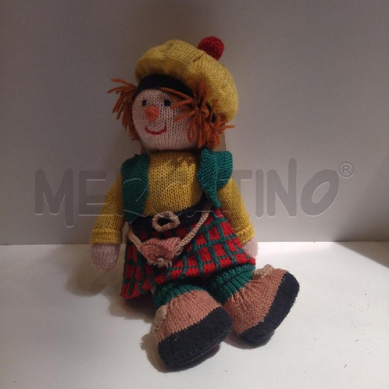 PELUCHE MORBIDO LAVORATO A MANO STILE SCOZZESE | Mercatino dell'Usato Roma re di roma 1