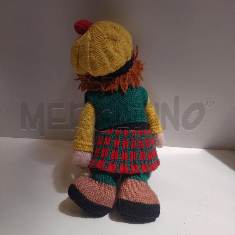 PELUCHE MORBIDO LAVORATO A MANO STILE SCOZZESE | Mercatino dell'Usato Roma re di roma 2