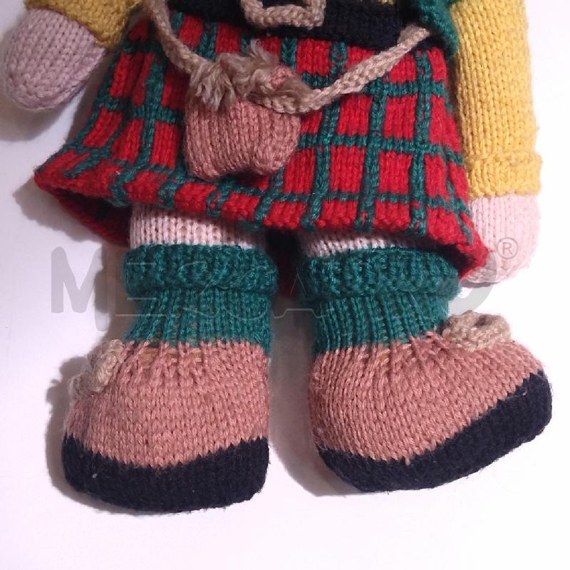 PELUCHE MORBIDO LAVORATO A MANO STILE SCOZZESE | Mercatino dell'Usato Roma re di roma 3