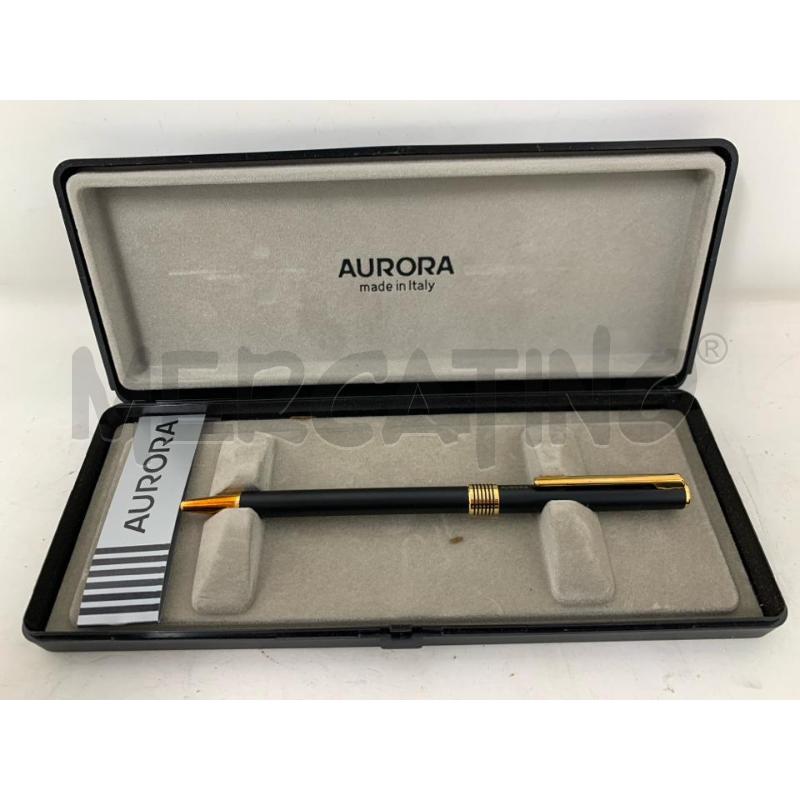 PENNA AURORA MARCO POLO GRIGIO SCURO ORO | Mercatino dell'Usato Roma re di roma 1