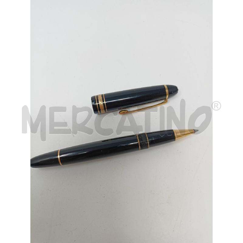 PENNA A SFERA MONTBLANC NERA DEC DORATI | Mercatino dell'Usato Roma re di roma 5