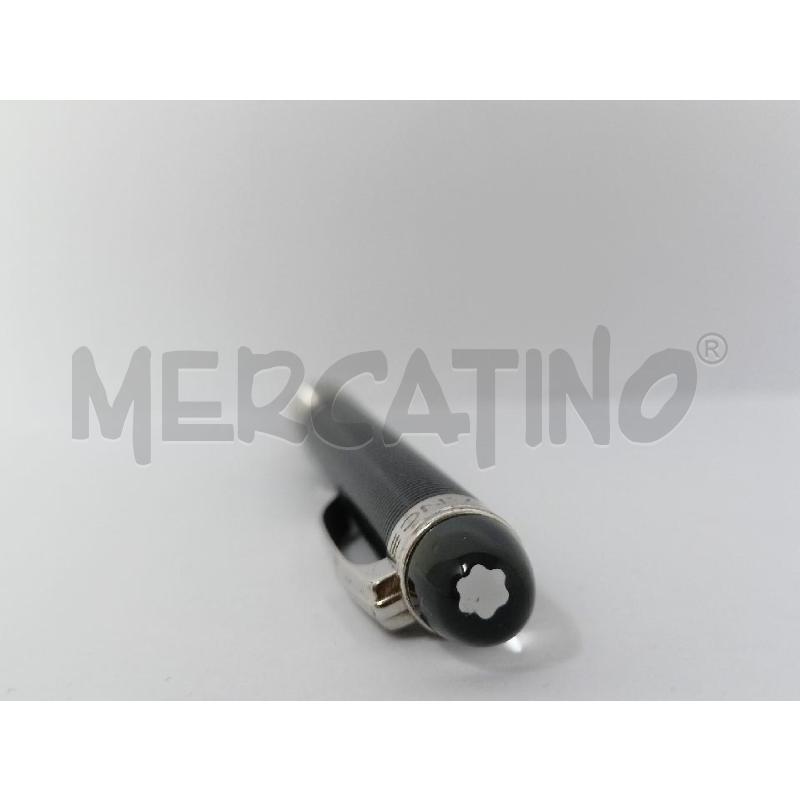 PENNA A SFERA MONT BLANC NERA NALLI METALLO | Mercatino dell'Usato Roma re di roma 1