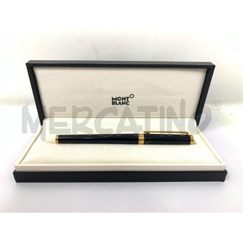 PENNA A SFERA MONT BLANC NO BLESS NERA DETT ORO  | Mercatino dell'Usato Roma re di roma 1