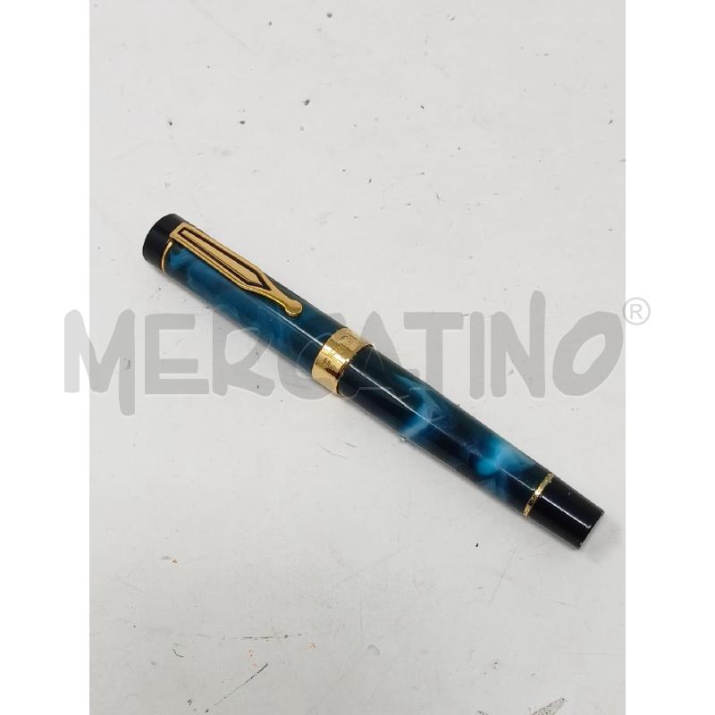 PENNA STILOGRAFICA FENDI DEC AZZURRI SFUMATI | Mercatino dell'Usato Roma re di roma 1