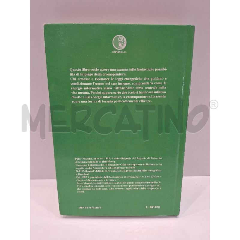 PETER MANDEL MANUALE PRATICO DI CROMOPUNTURA 1993 IPSA EDITORE | Mercatino dell'Usato Roma re di roma 3