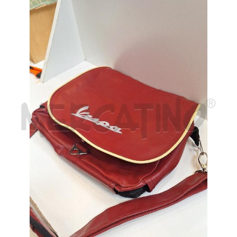 PIAGGIO VESPA BORSA MESSENGER A TRACOLLA ROSSA | Mercatino dell'Usato Roma re di roma 5