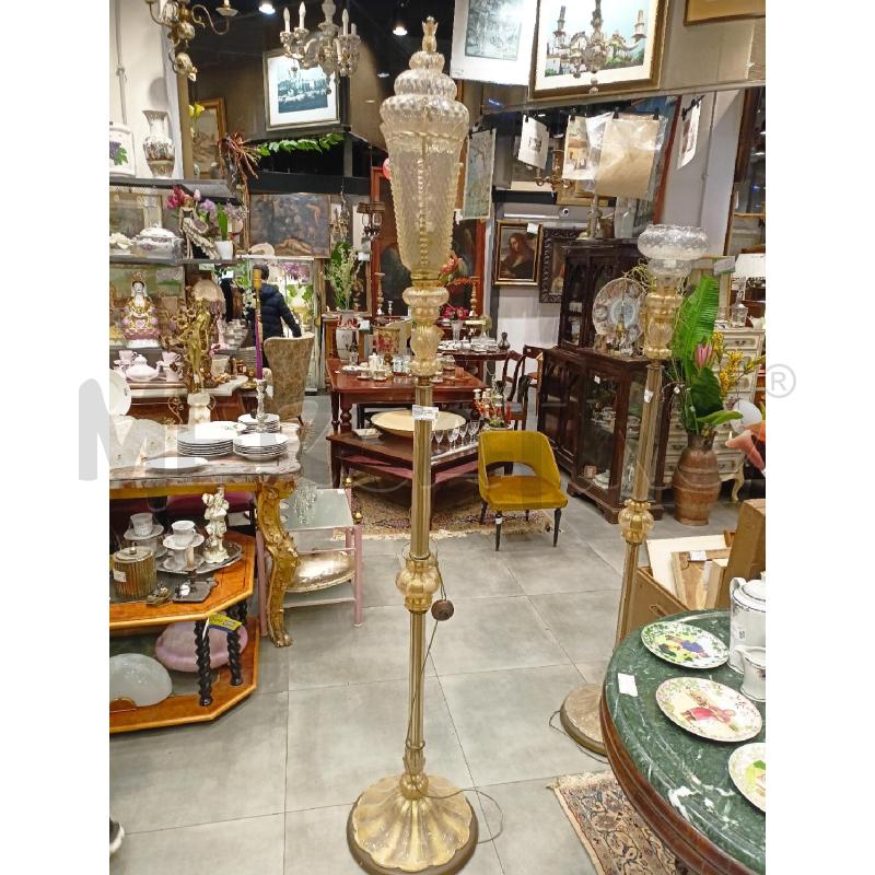 PIANTANA VETRO MURANO INSERTI ORO 215CM | Mercatino dell'Usato Roma re di roma 1