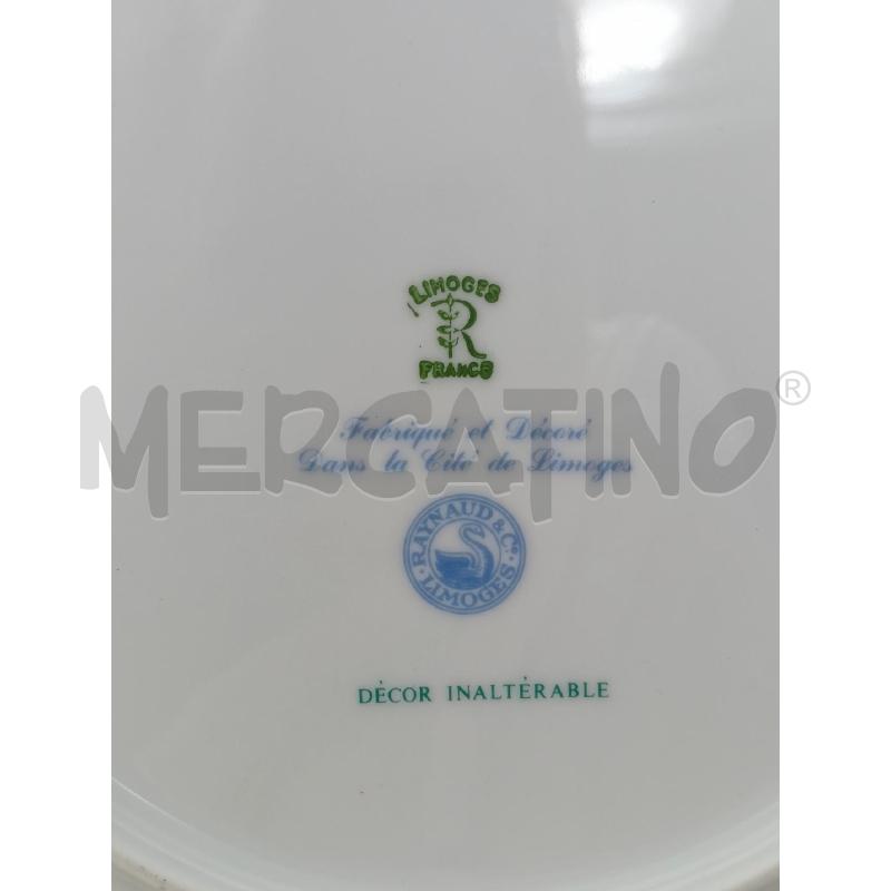 PIATTO LIMOGES STAMPA BLU TORRE TOUR D ARGENT  | Mercatino dell'Usato Roma re di roma 3