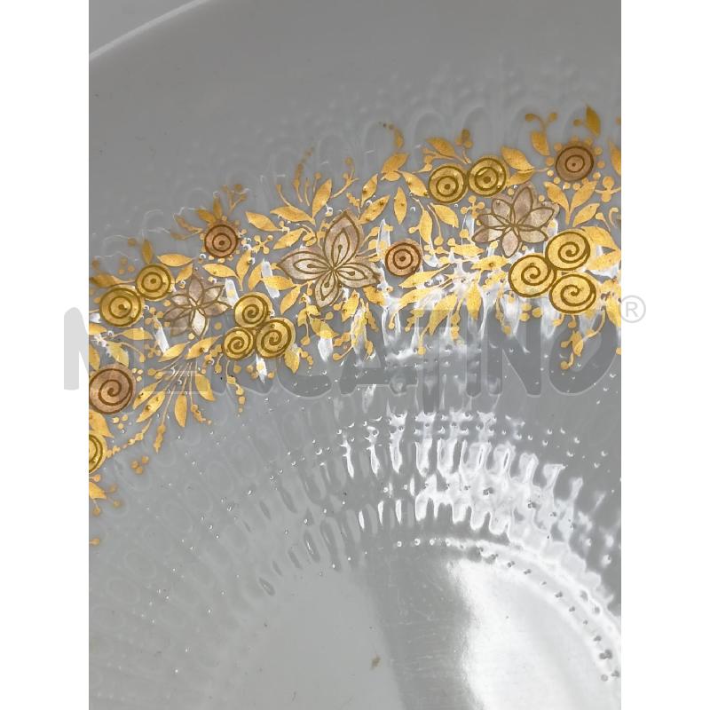 PIATTO ROSENTHAL STUDIO LINIE FIORI ORO | Mercatino dell'Usato Roma re di roma 3