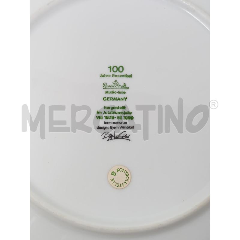 PIATTO ROSENTHAL STUDIO LINIE FIORI ORO | Mercatino dell'Usato Roma re di roma 4