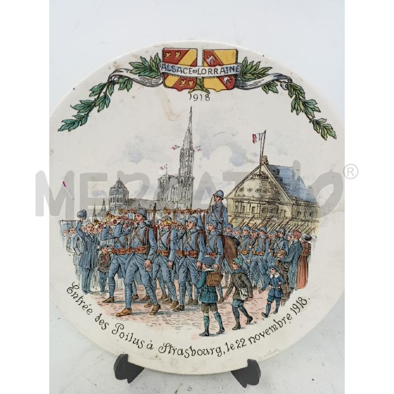 PIATTO SCRITTA FRANCESESOLDATI 1918 | Mercatino dell'Usato Roma re di roma 2