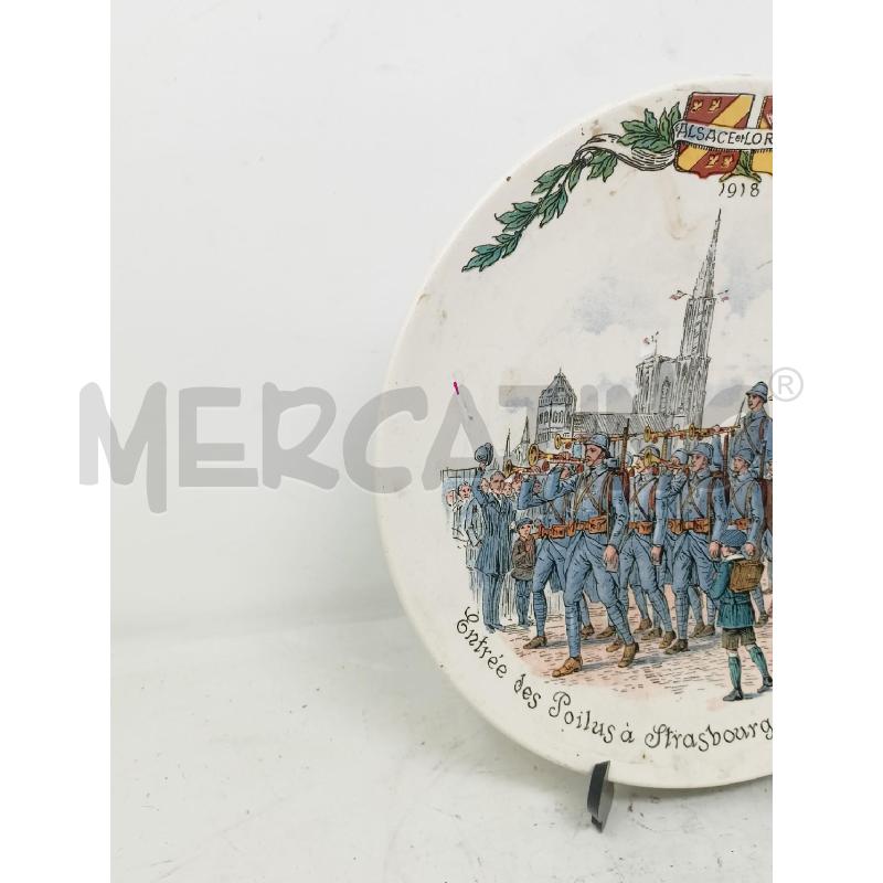 PIATTO SCRITTA FRANCESESOLDATI 1918 | Mercatino dell'Usato Roma re di roma 4