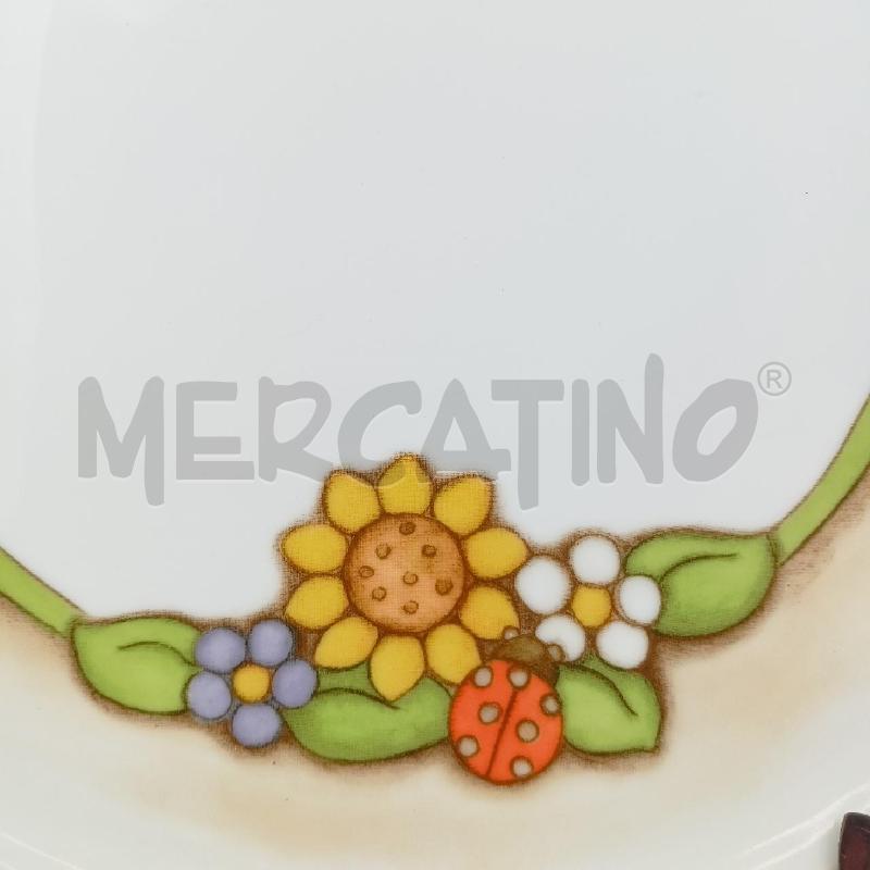 PIATTO THUN PORTATA TONDA GIRASOLI COCCINELLE | Mercatino dell'Usato Roma re di roma 2