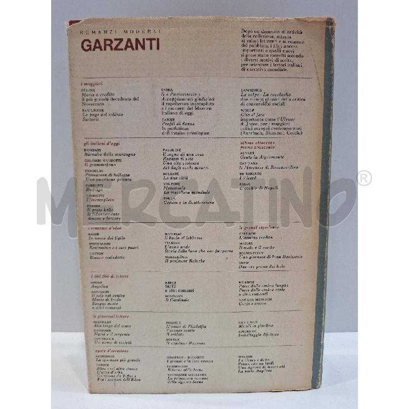 PIER PAOLO PASOLINI ALÌ DAGLI OCCHI AZZURRI GARZANTI 1965 | Mercatino dell'Usato Roma re di roma 3