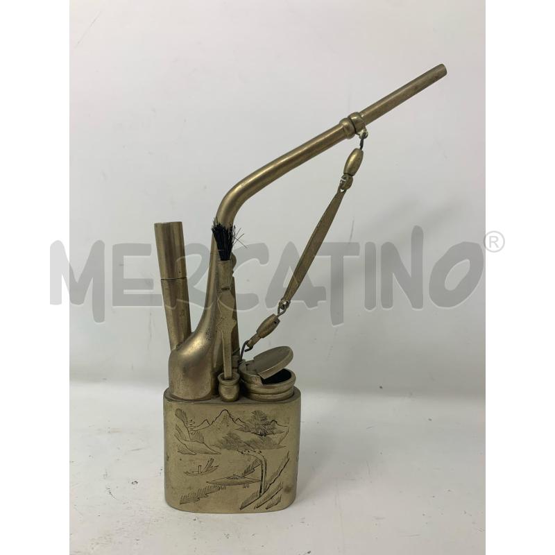 PIPA PER OPPIO CINESE METALLO ACCESSORI  | Mercatino dell'Usato Roma re di roma 4