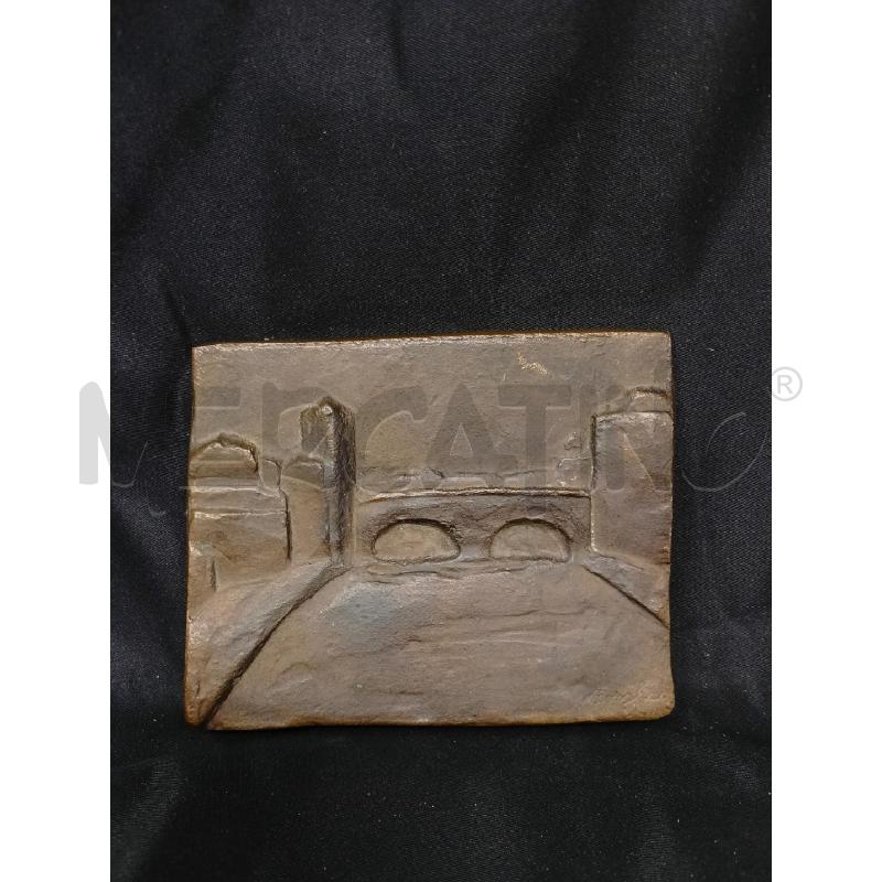 PLACCA BRONZO PONTE FABRICIO  | Mercatino dell'Usato Roma re di roma 1