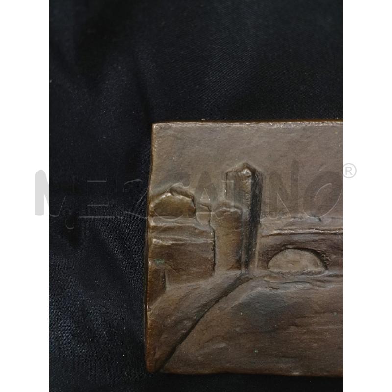 PLACCA BRONZO PONTE FABRICIO  | Mercatino dell'Usato Roma re di roma 2