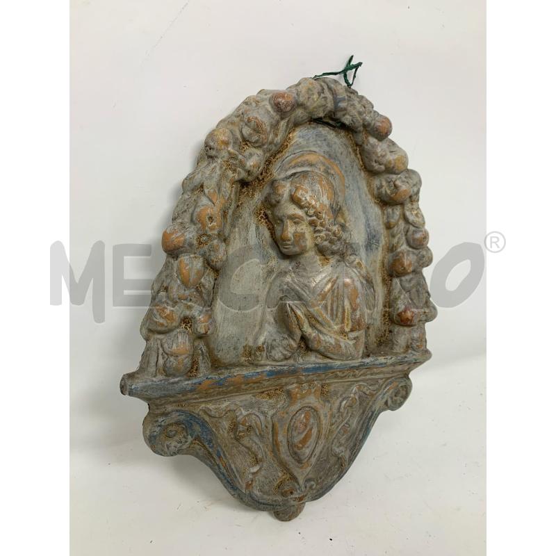 PLACCA CERAMICA BASSORILIEVO ANGELO IN PREGHIERA | Mercatino dell'Usato Roma re di roma 4