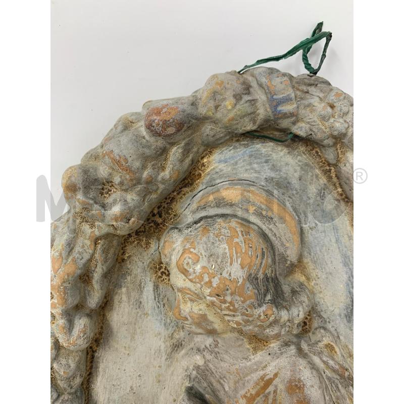 PLACCA CERAMICA BASSORILIEVO ANGELO IN PREGHIERA | Mercatino dell'Usato Roma re di roma 5