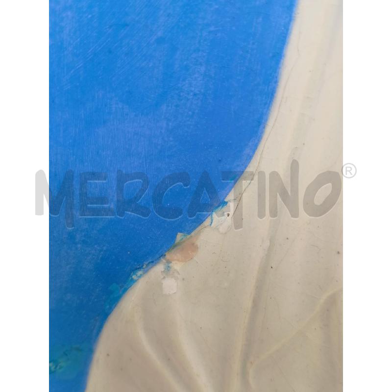 PLACCA CERAMICA MADONNA FONDO AZZ DIFETT | Mercatino dell'Usato Roma re di roma 2