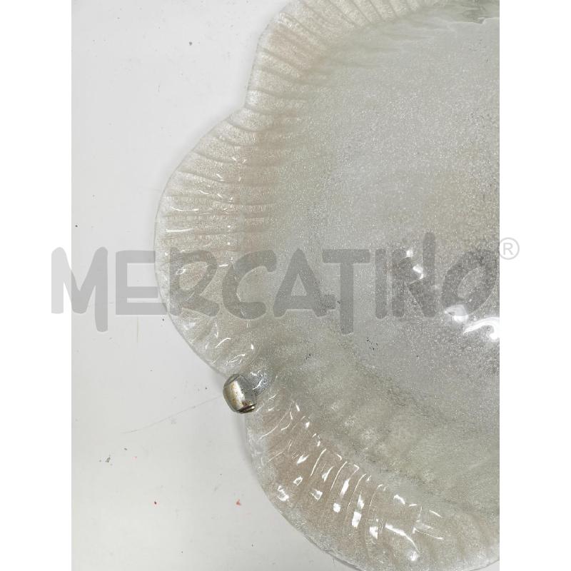 PLAFONIERA MURANO A FIORE VETRO PULEGOSO | Mercatino dell'Usato Roma re di roma 2