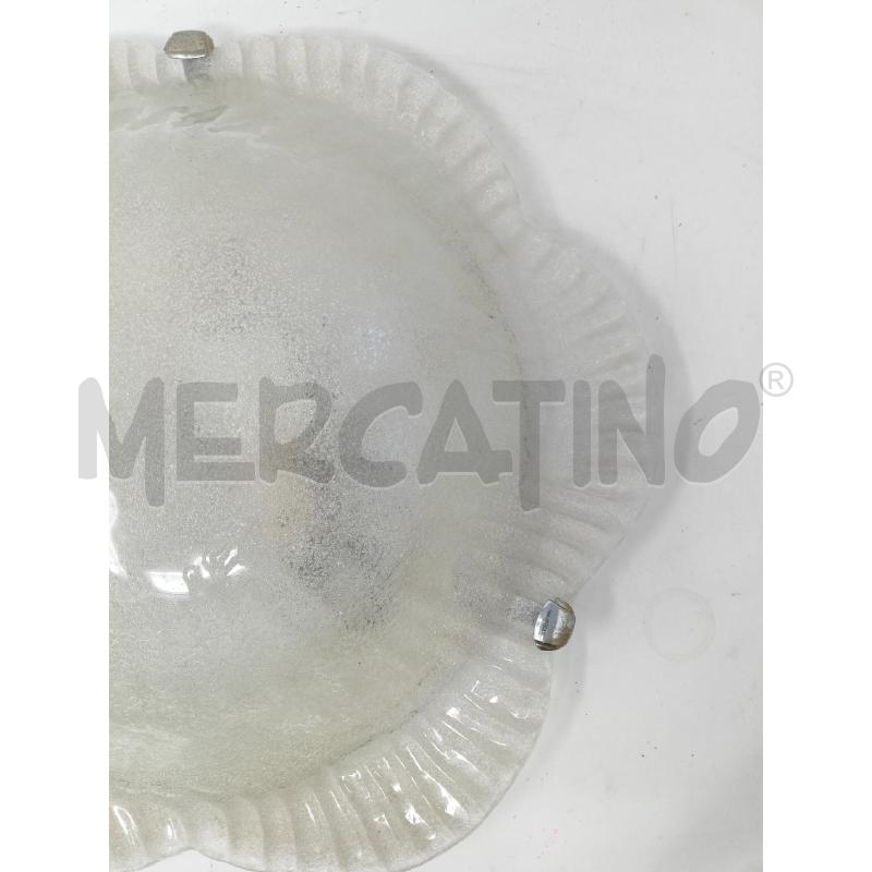 PLAFONIERA MURANO A FIORE VETRO PULEGOSO | Mercatino dell'Usato Roma re di roma 3