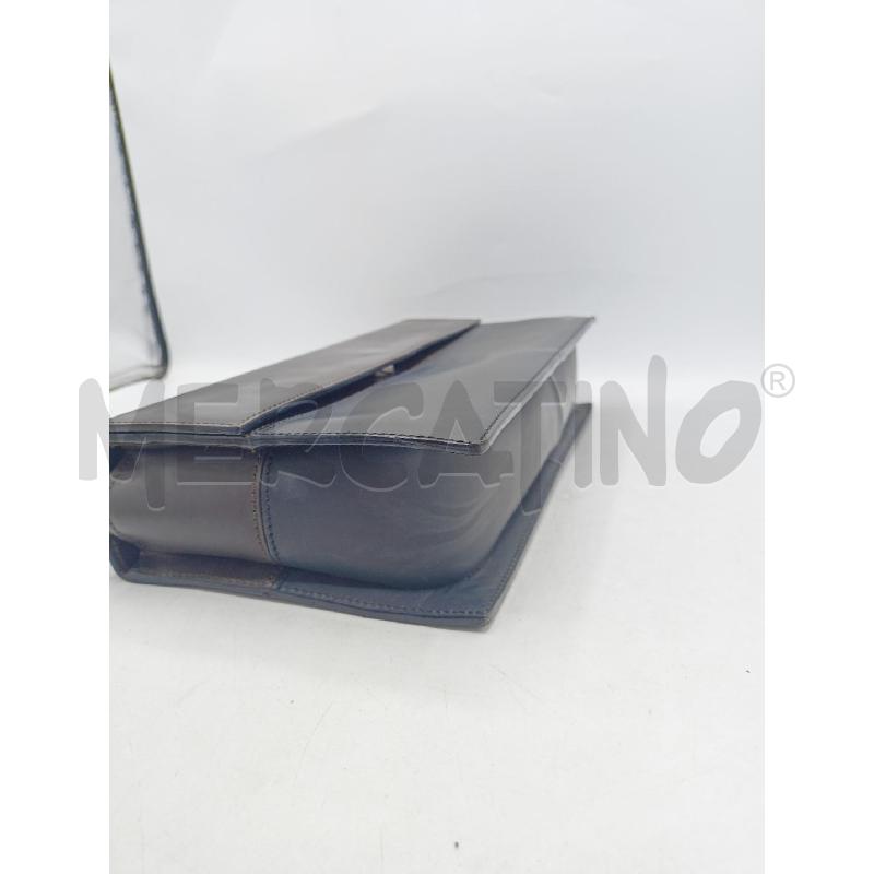 POCHETTE DAVIDE CENCI PELLE NERO MARRONE | Mercatino dell'Usato Roma re di roma 4