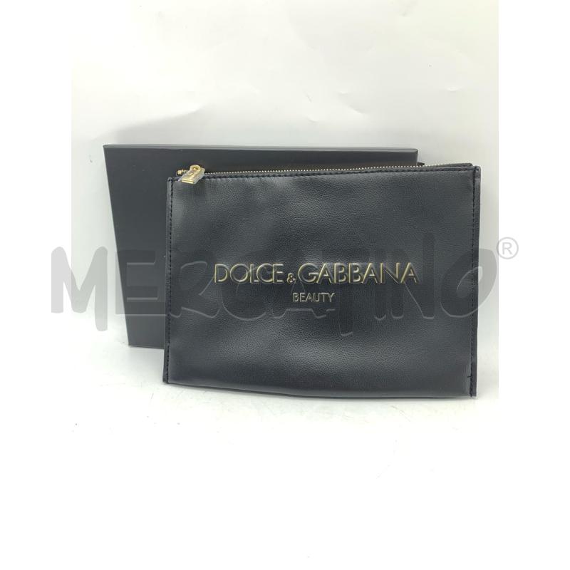 POCHETTE DOLCE GABBANA  NERO BEAUTY | Mercatino dell'Usato Roma re di roma 1
