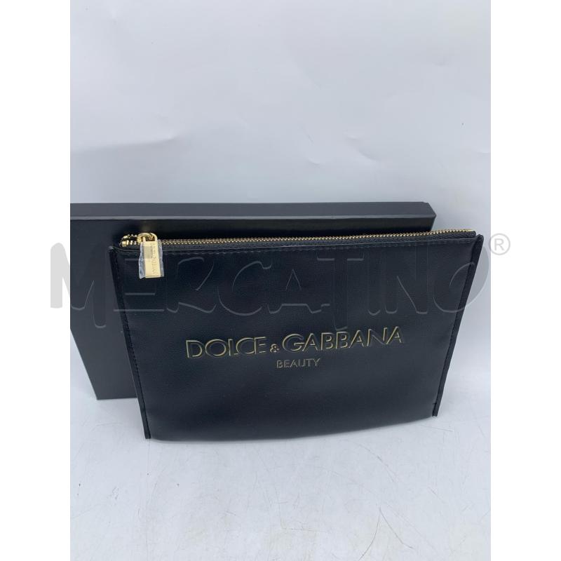 POCHETTE DOLCE GABBANA  NERO BEAUTY | Mercatino dell'Usato Roma re di roma 3
