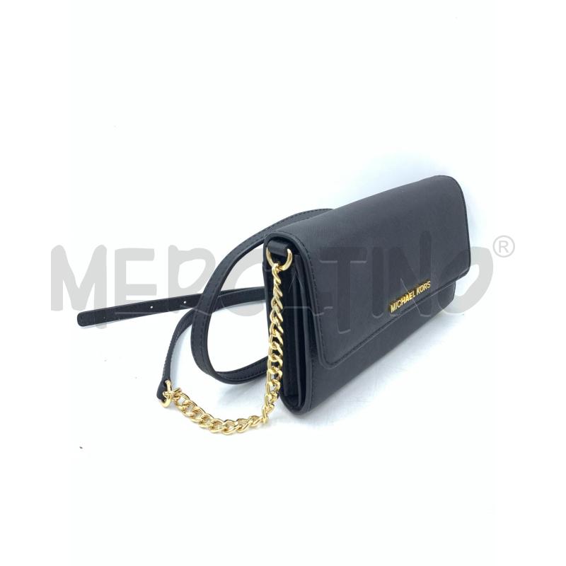 POCHETTE MICHAEL KORS NERO TRACOLLA CATENA | Mercatino dell'Usato Roma re di roma 2