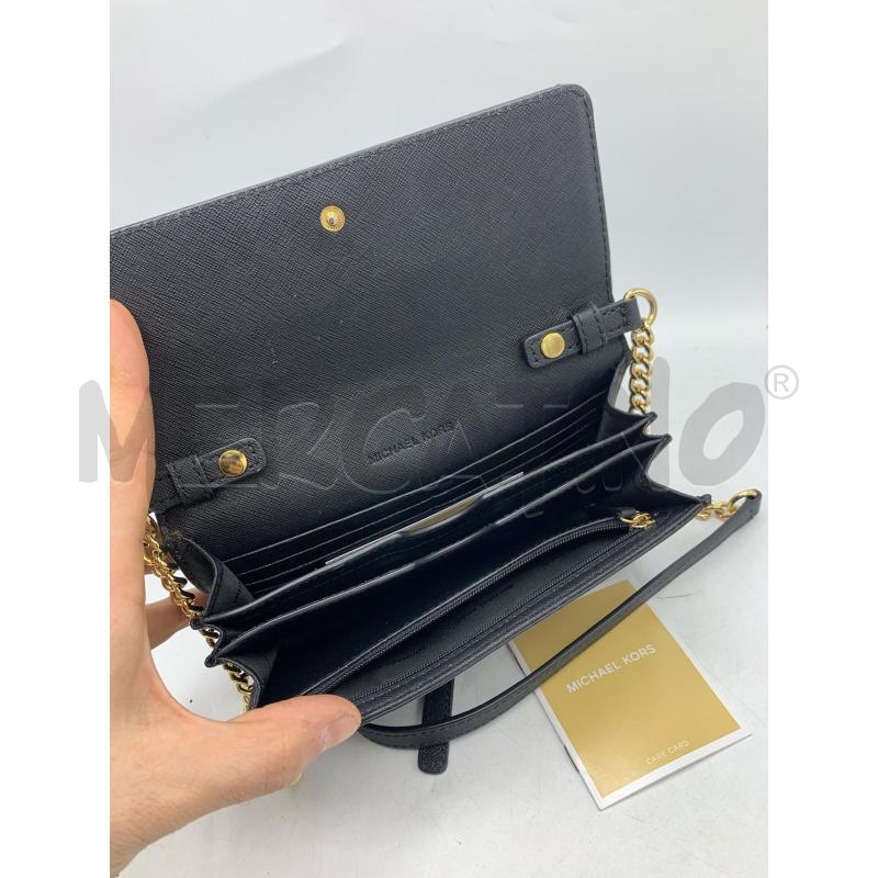 POCHETTE MICHAEL KORS NERO TRACOLLA CATENA | Mercatino dell'Usato Roma re di roma 4