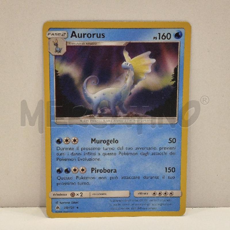 POKEMON AURORUS 28/131 APOCALISSE DI LUCE CONDIZIONI GOOD  | Mercatino dell'Usato Roma re di roma 1
