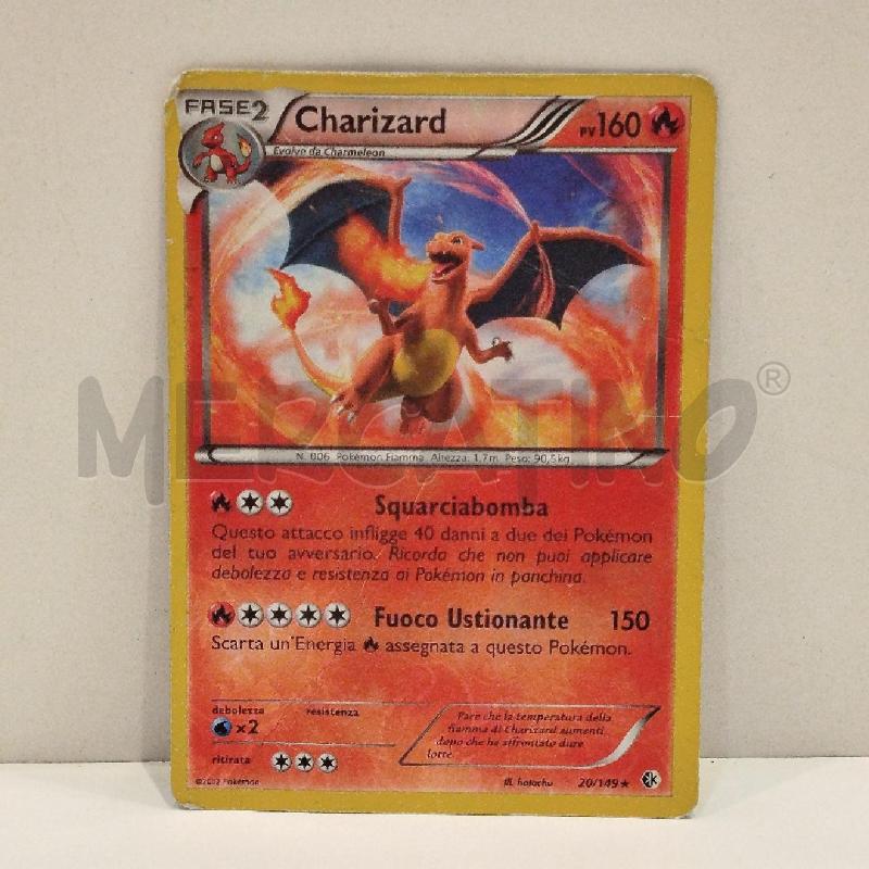 POKEMON CHARIZARD 20/149 CONFINI VARCATI CONDIZIONI POOR | Mercatino dell'Usato Roma re di roma 1