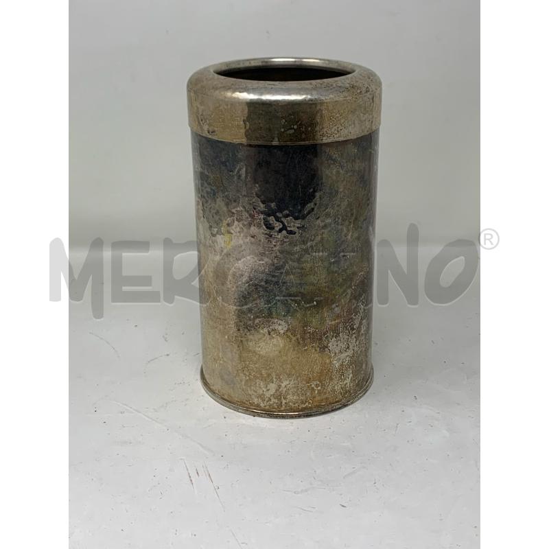 PORTA BOTTIGLIA SILVER PLATED DESIGN GIONI MAZZUCCO FIRENZE MARTELLATO | Mercatino dell'Usato Roma re di roma 1