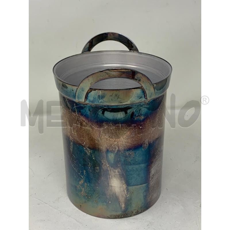 PORTA BOTTIGLIA SILVER PLATED DUE MANICI  | Mercatino dell'Usato Roma re di roma 3