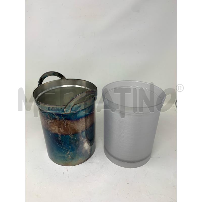 PORTA BOTTIGLIA SILVER PLATED DUE MANICI  | Mercatino dell'Usato Roma re di roma 4
