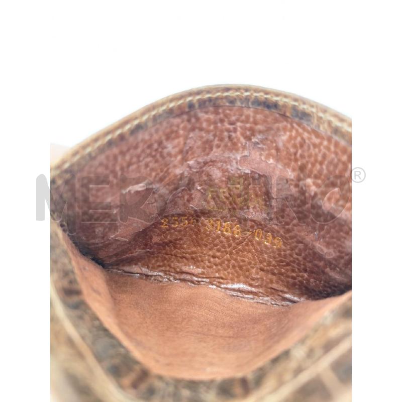 PORTA CARTE FENDI MARRONE COCCODRILLO | Mercatino dell'Usato Roma re di roma 4