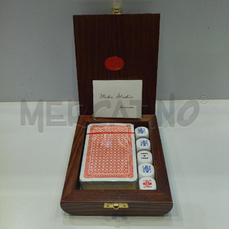 PORTA CARTE IN LEGNO MIDA CON CARTE  | Mercatino dell'Usato Roma re di roma 1