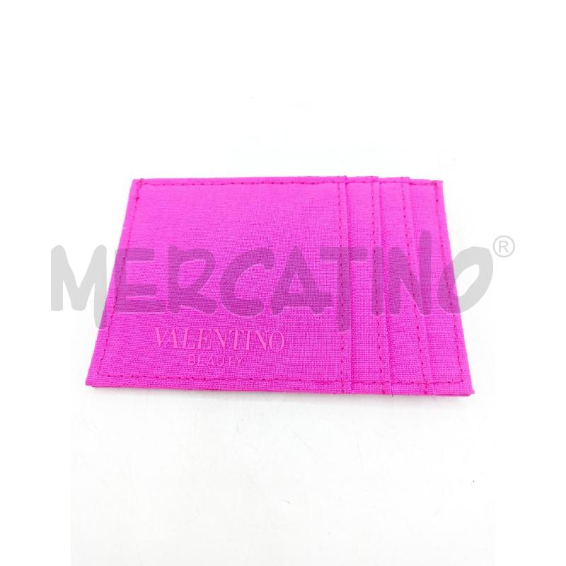 PORTA CARTE VALENTINO BEAUTY  FUCSIA  | Mercatino dell'Usato Roma re di roma 2