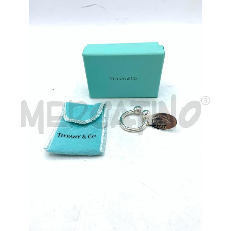 PORTA CHIAVI TIFFANY TARGHETTA OVALE | Mercatino dell'Usato Roma re di roma 1