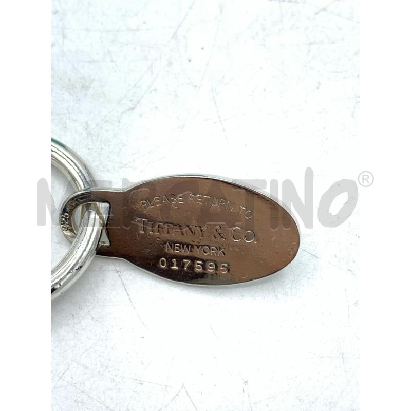 PORTA CHIAVI TIFFANY TARGHETTA OVALE | Mercatino dell'Usato Roma re di roma 5