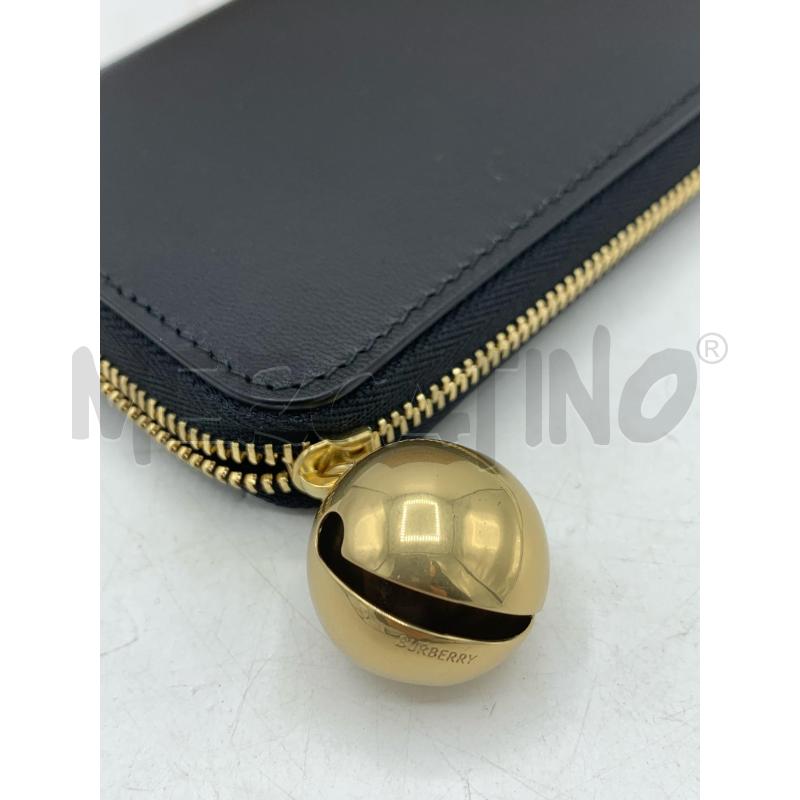 PORTA FOGLIO BURBERRY NERO PENDENT DORAT | Mercatino dell'Usato Roma re di roma 3