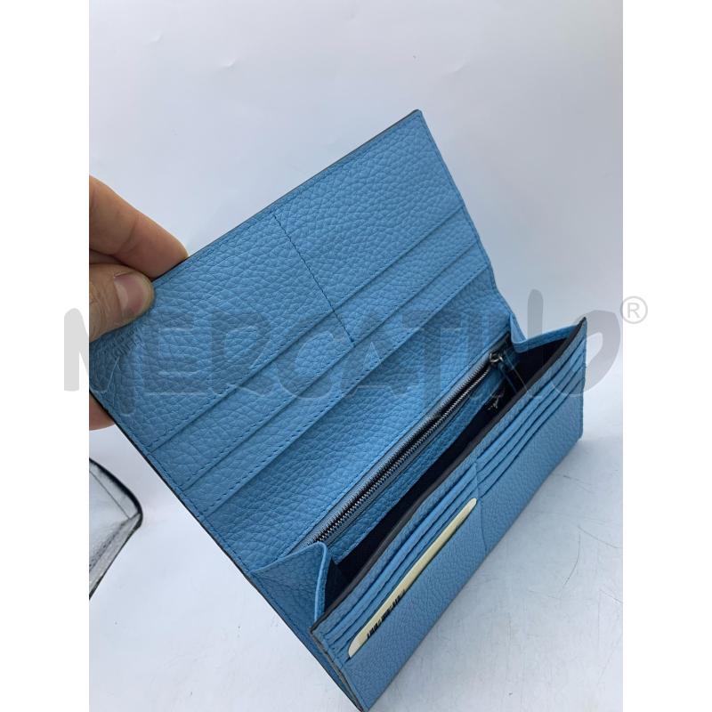 PORTA FOGLIO FENDI AZZURR | Mercatino dell'Usato Roma re di roma 3