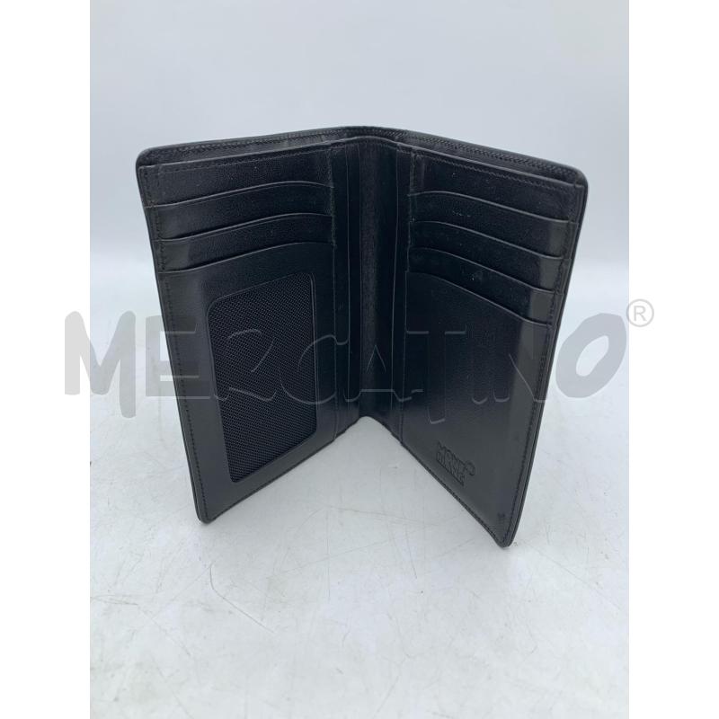 PORTA FOGLIO MONTBLANC NERO LEATH | Mercatino dell'Usato Roma re di roma 4