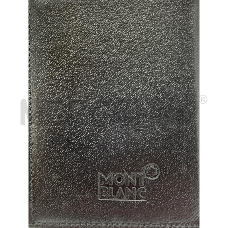 PORTA FOGLIO MONTBLANC NERO LEATH | Mercatino dell'Usato Roma re di roma 5