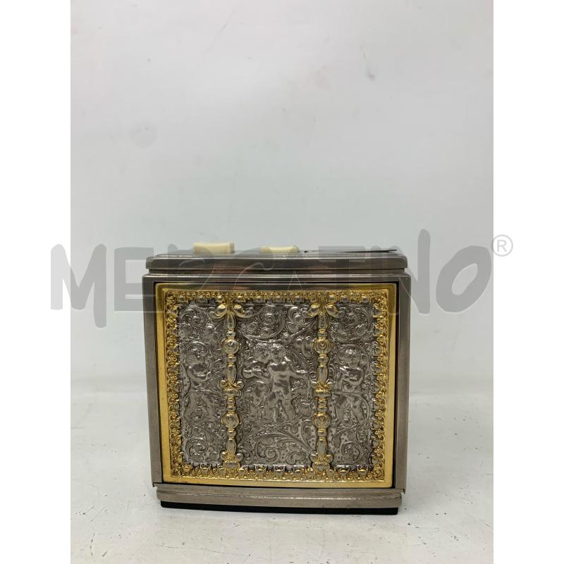 PORTA FUMO SILVER DEC SAGOMTO PUTTI COLONNINE ORO  | Mercatino dell'Usato Roma re di roma 1