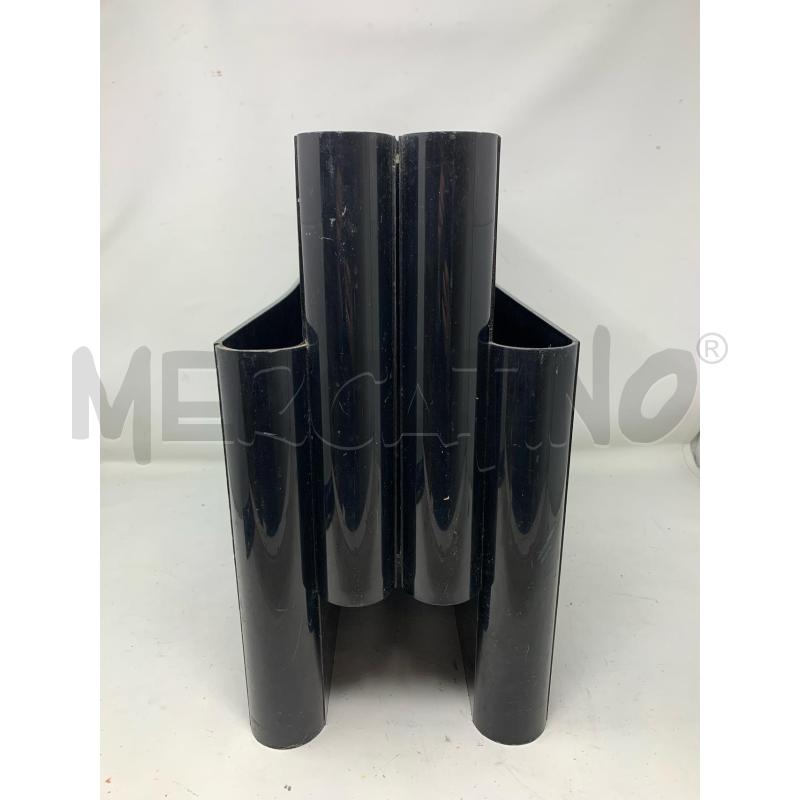 PORTA RIVISTE KARTELL NERO | Mercatino dell'Usato Roma re di roma 3