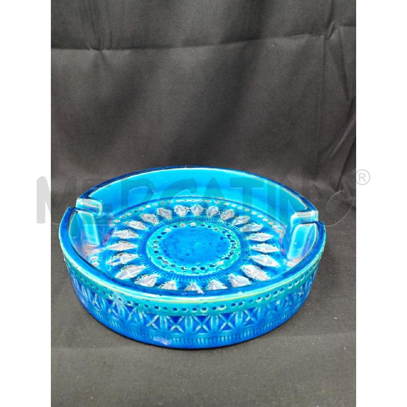 POSA CENERE BITOSSI FLAVIA BLU DECORO GEOMETRICO | Mercatino dell'Usato Roma re di roma 1