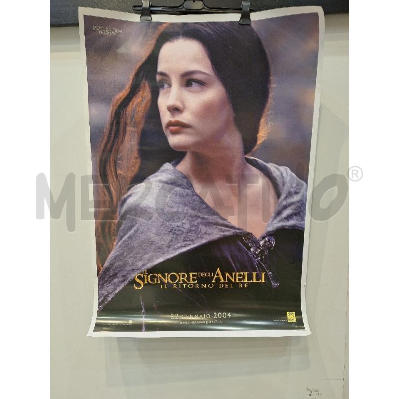 POSTER ARWEN IL SIGNORE DEGLI ANELLI IL RITORNO DEL RE 100X70 MEDUSA 2004  | Mercatino dell'Usato Roma re di roma 1